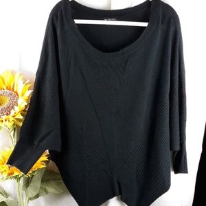 Metaphor XL Black batwing sweater